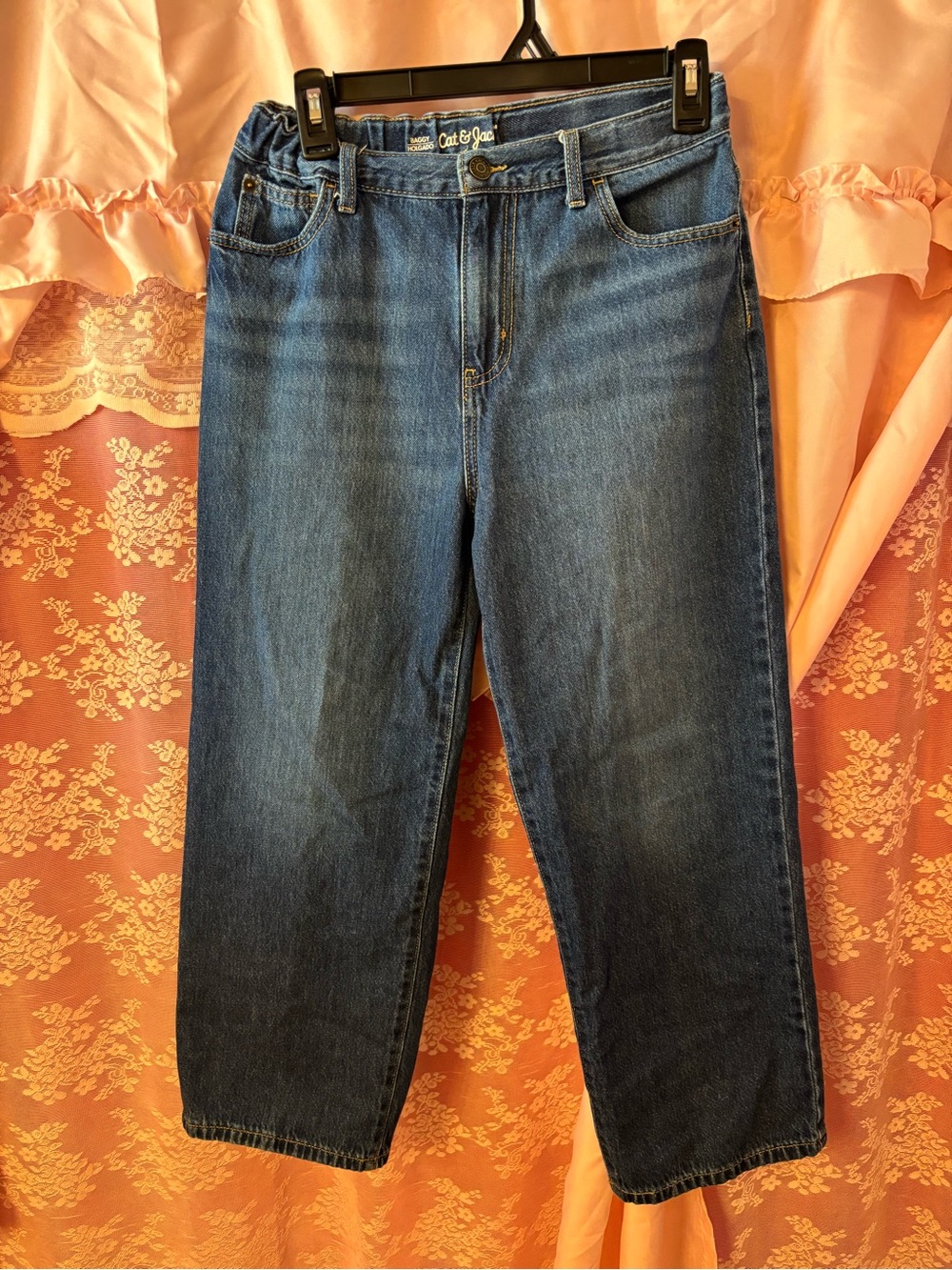 Cat & Jack Straight Leg Men's Jeans in Denim Blues 2 Pairs